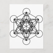 Metatron Cube Briefkaart (Voorkant)