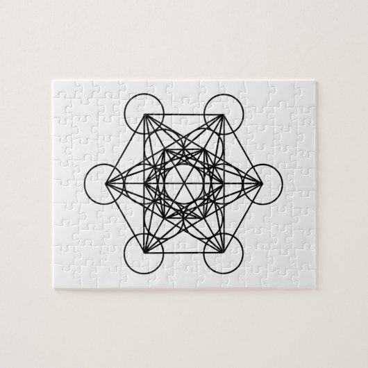 Metatron Cube Legpuzzel (Horizontaal)