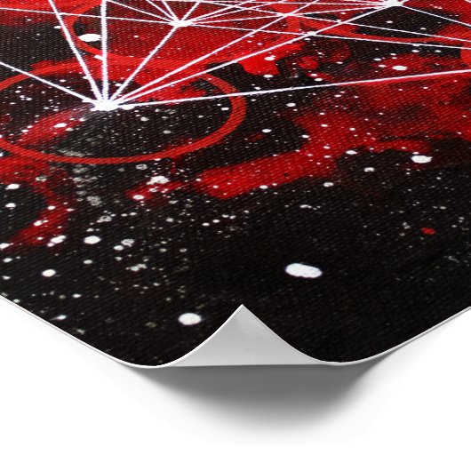 Metatron Cube Poster (Hoek)