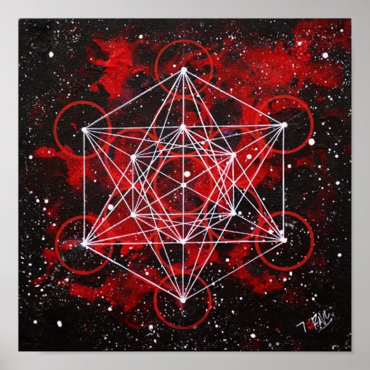 Metatron Cube Poster (Voorkant)