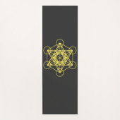 Metatron Cube Sacred Geometry Yogamat (Voorkant)