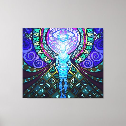 Metatron Engel van gedachten (omwikkeld doek) Canvas Afdruk (Voorkant)