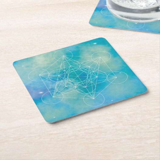 metatron kartonnen onderzetters (Schuin)