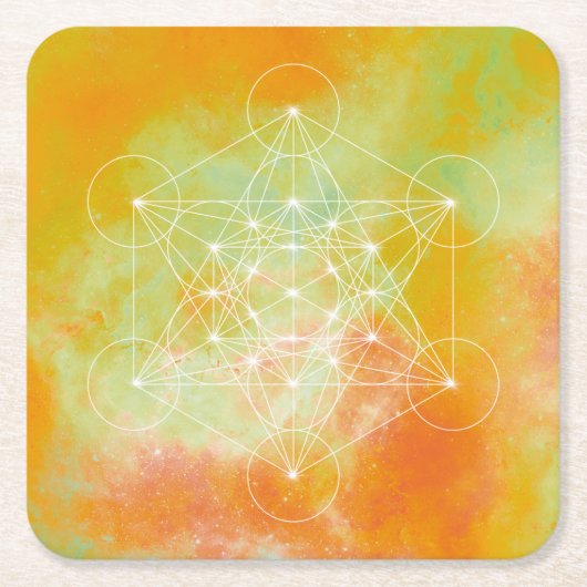 Metatron Kartonnen Onderzetters (Voorkant)