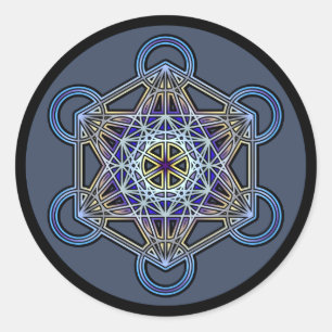 metatron-kubus-mandala-3 ronde sticker