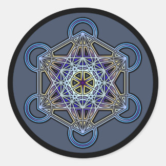 metatron-kubus-mandala-3 ronde sticker