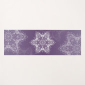 Metatron Mandala paars Yogamat (Voorkant (horizontaal))