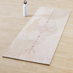 Metatron moon en sterren heilige meetkunde yogamat