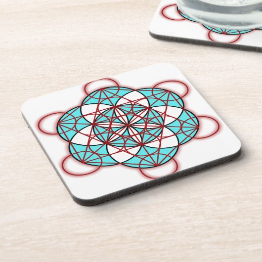 Metatron Red Onderzetter (Linkerzijde)