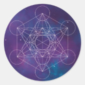 metatron ronde sticker (Voorkant)