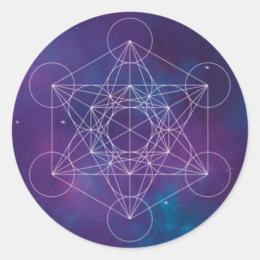 metatron ronde sticker (Voorkant)