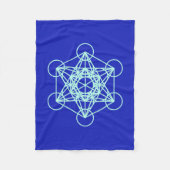 Metatron Sacred Geometry Small Blanket Fleece Deken (Voorkant)