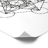 Metatron Sacred Geometry Wall Art Poster (Hoek)