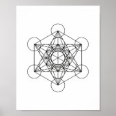 Metatron Sacred Geometry Wall Art Poster (Voorkant)
