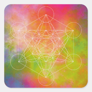 Metatron Vierkante Sticker