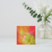 metatron vierkante visitekaartje (Staand voorkant)