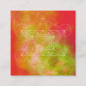 metatron vierkante visitekaartje (Voorkant)