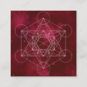 metatron vierkante visitekaartje (Voorkant)