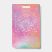 Metatron zen verandering badge (Achterkant)