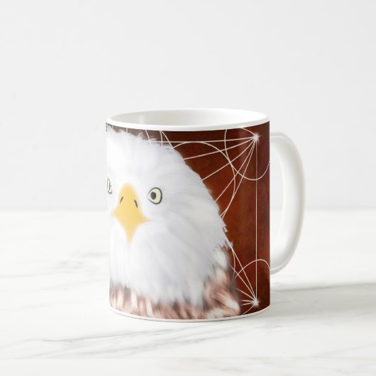metatronadelaar koffiemok (Voorkant rechts)