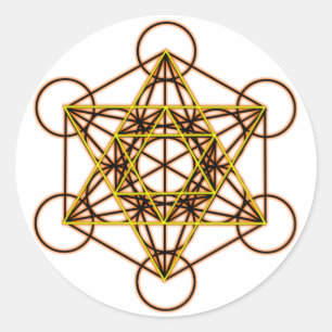 MetatronOrStar Ronde Sticker