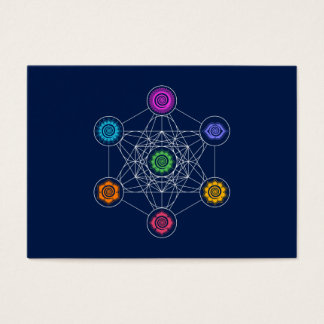 Metatrons Cube, Chakras, Cosmic Energy Centres Visitekaartje
