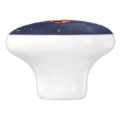 Metatron's Cube Chakras Sacred Geometry Keramische Knop (Zijkant)