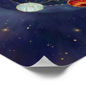 Metatron's Cube Chakras Sacred Geometry Poster (Hoek)