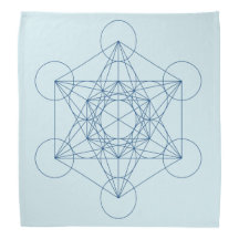 Metatron's Cube Crystal Grid Cloth