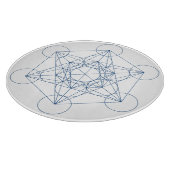 Metatron's Cube Crystal Grid Snijplank (Hoek)