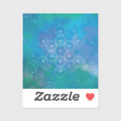 Metatron's Cube Heilige Geometrie Sticker (Vel)