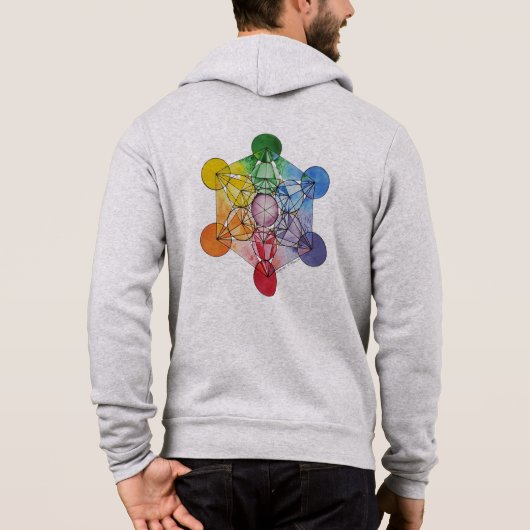 Metatron's Cube Hoodie (Achterkant)
