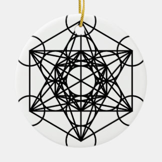 Metatrons Cube Keramisch Ornament