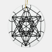 Metatrons Cube Keramisch Ornament (Links)