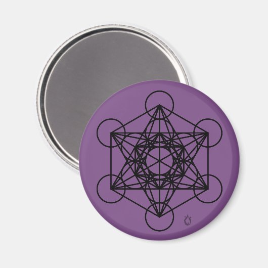 Metatron's Cube magneet (Voorkant / Achterkant)