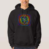 Metatron's Cube Mannen Hoodie (Voorkant)