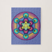 Metatron's Cube Merkaba Legpuzzel (Verticaal)