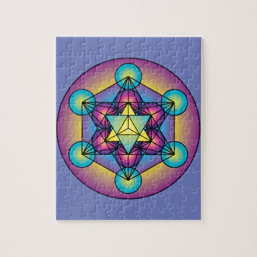 Metatron's Cube Merkaba Legpuzzel (Verticaal)