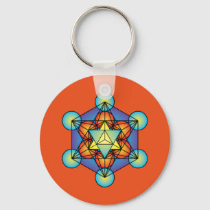 Metatron's Cube Merkaba Sleutelhanger