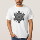 Metatron's Cube Meta-Integration T-shirt (Voorkant)