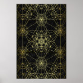 Metatron's Cube Network Poster (Voorkant)