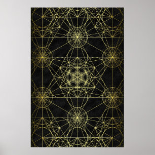 Metatron's Cube Network Poster