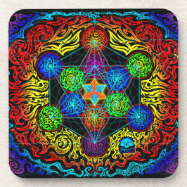Metatron's Cube Onderzetter Set van 6