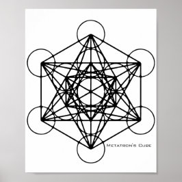 Metatron's Cube Poster