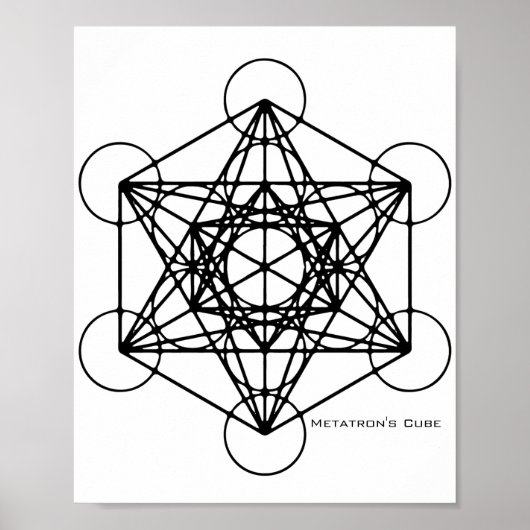 Metatron's Cube Poster (Voorkant)