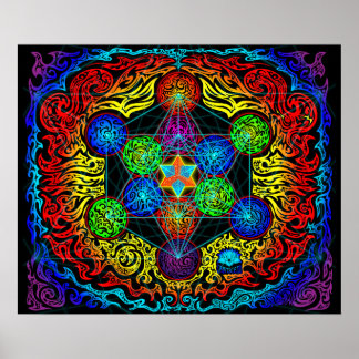 Metatron's Cube Poster