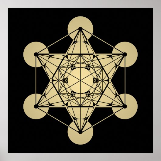 Metatron's Cube Poster (Voorkant)