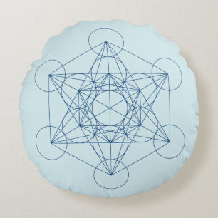 Metatron's Cube Rond Kussen