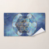 Metatron's Cube Sacred Geometry Bad Handdoek (Handdoek)