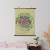 Metatron's Cube Sacred Geometry Hangend Wandkleed (Slaapkamer)